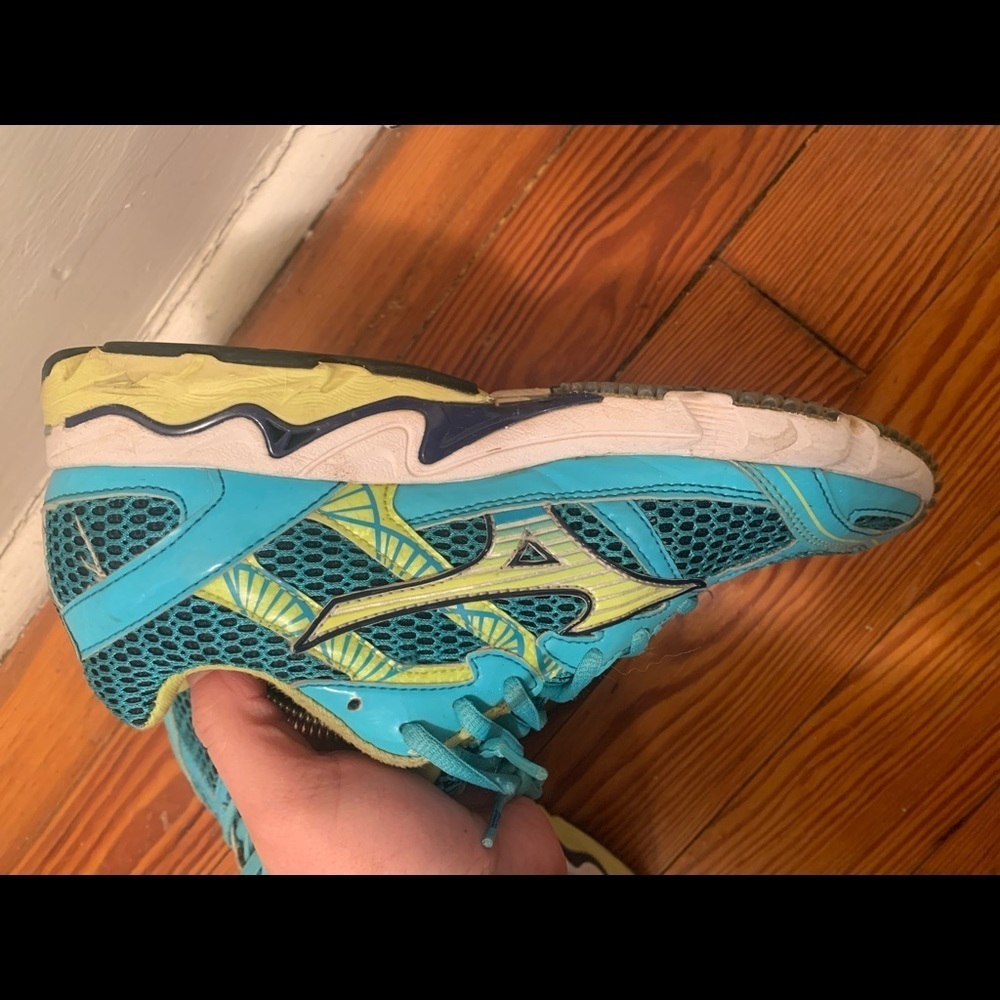 Mizuno Wave Elixir 6 Teal Running Shoe - image 7